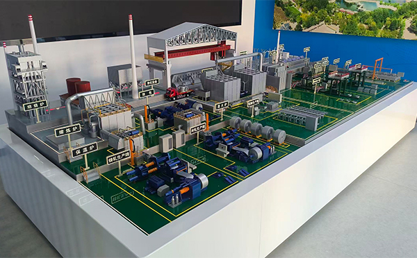 酒钢集团东铝厂-铝材生产线镜铁区机械模型